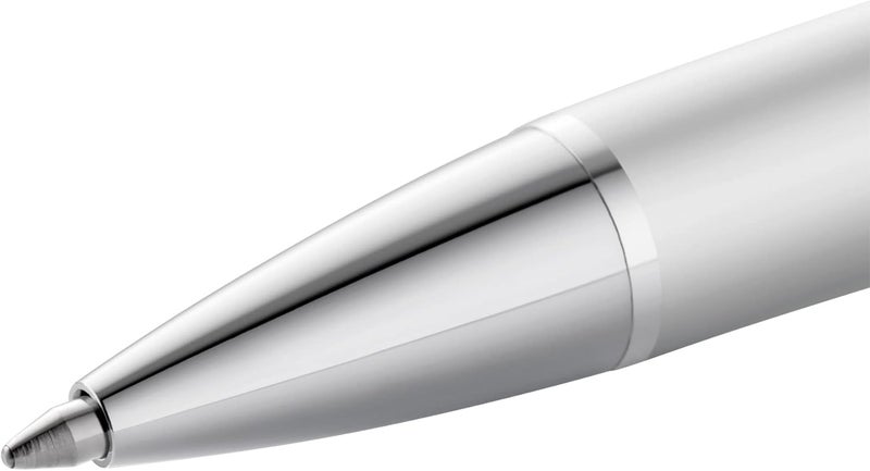 Pelikan Pura Series K40 Silver Ballpoint Pen with Twist Mechanism - Gift Boxed - Image 3